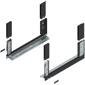LBX ZARGEN FREE C-H=176,8 MM NL=450 MM INKL. BOXCOVER CARBONSCHWARZ 780C4502S