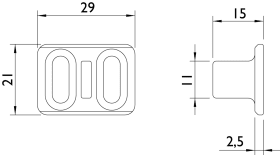 Hermat ST-Schraub.-Set, f.Selbsteinz.,SAN REMO, 9170.L/SAFE, M4x19mm,Inh.Schrauben 4St.