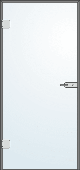 ANSCHLAGTÜRZARGE 1-FLG GLASMONT 6961 GL/TYP.A/904/2013.R-F1/S (36830)