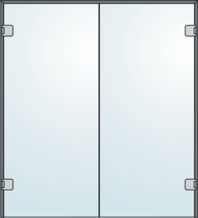 ANSCHLAGTÜRZARGE 2-FLG SONDERMAß 6961 1800/2140.2FL-F9 (37119)