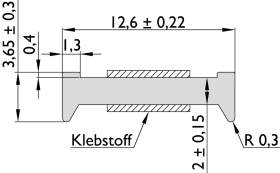 VERBINDUNGSPROFIL 90° T-VERBINDUNG 6971 T/90°/128-TRANS (41402)