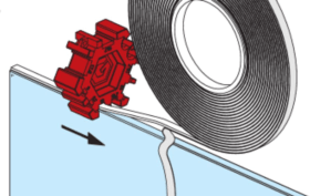 MONTAGEWERKZEUG TESA KLEBEBAND 6972 WERK.ZEU/G/8-18-ROT (41815)