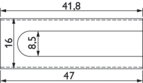 ÜBERSTECKHÜLSE GLASTÜRBAND 6684 6315-61 (11819)