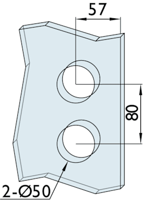 HERMAT Ganzglastürschloss Molina 6053 PZ gelocht DIN links Classic Black