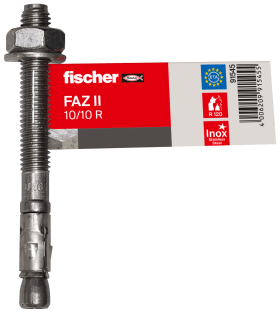 fischer Bolzenanker FAZ II 10/10 R nicht rostender Stahl E Einzelpreisauszeichnung, 091545