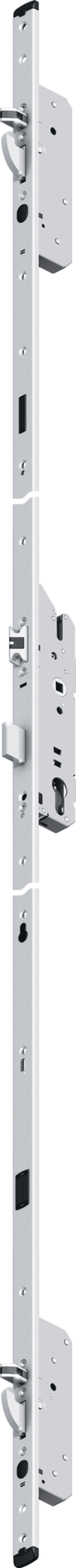 FUHR Einsteckschloss multisafe 803 mit Flachstulp 24x317 mm, silber, DIN Links-Rechts, Klasse 3