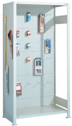 META Rückwand CLIP L1000 H2000 Euroloch grau META 