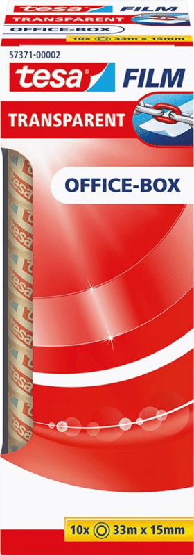 TESA-FILM 33MX15MM TRANSP IN MULTIBOX 57371 4042448036018