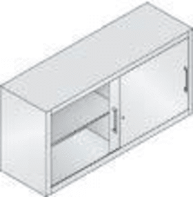 CP Schiebetürschr.7035/7035 815x1600x500mm  