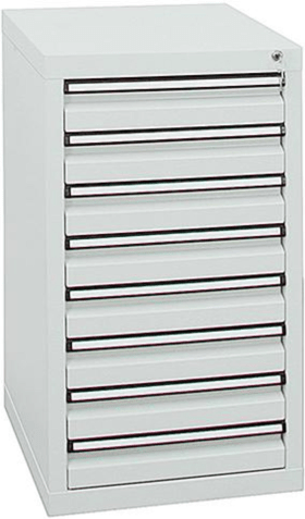 SCHUBLADENSCHRANK 8 SLR 900X500X500MM GRAU 7101107