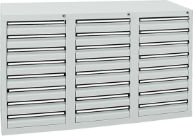 SCHUBLADENSCHRANK 24 SLR 900X1500X500MM GRAU 7103107