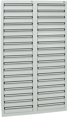 SCHUBLADENSCHRANK 34 SLR 1800X1000X500MM GRAU 7104107