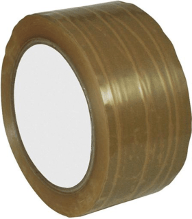 PVC-PACKBAND FADEN F234 66MX50MM BRAUN 4026359009149