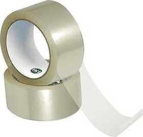 PACKBAND F290 POLYPROPYLEN M. NATUR- KAUTSCHUKKLEBER 50MMX66M TRANSPARENT