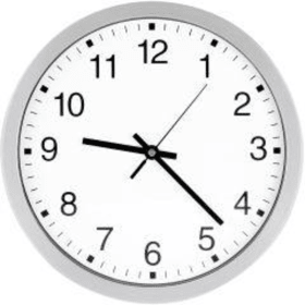 QUARZ-WANDUHR D 300MM ARAB. ZAHLEN B030 6312 2271