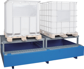 AUFFANGWANNE WSP-KTC-ZW-AC 2620X1400X745 LACKIERT RAL 5015 P21-2606-A