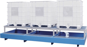 AUFFANGWANNE WSP-KTC-DR 3940X1400X645MM LACKIERT RAL 5015 P21-2608-A