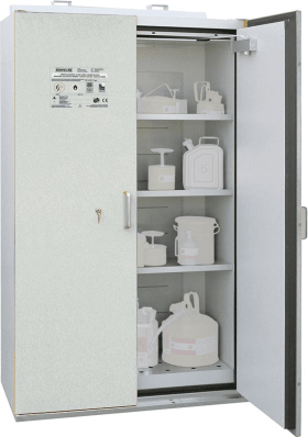 SICHERHEITS-/GEFAHRSTOFFSCHRANK SIS TYP 90/1200 TÜREN STAHL RAL 7035 B80-2002-D