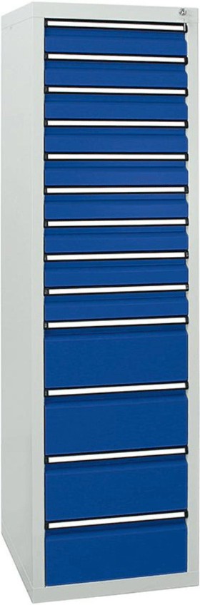 SCHUBLADENSCHRANK 13 SLR 1800X500X500MM 7035/5010 7105874