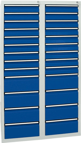 SCHUBLADENSCHRANK 26 SLR 1800X1000X500MM 7035/5010 7104874