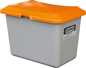 STREUGUTBEHÄLTER 700L 1340X990X960MM O. ENTNAHMEÖFFNUNG GRAU/ORANGE 10835