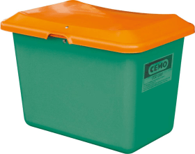 STREUGUTBEHÄLTER 700L 1340X990X960MM O. ENTNAHMEÖFFNUNG GRÜN/ORANGE 10839