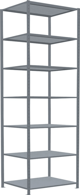 Schulte Steckregal Grundregal 250 kg 3000x1000x600mm 7 Böden, verz. 