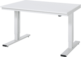 WERKTISCH ADLATUS MELAMIN 1250X1000X720- 1120MM 08-WT-125-100-M