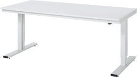 WERKTISCH ADLATUS MELAMIN 2000X1000X720- 1120MM 08-WT-200-100-M