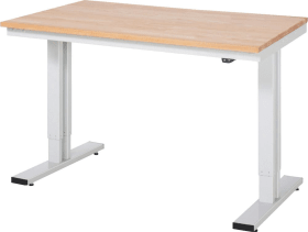 WERKTISCH ADLATUS BUCHE 1250X800X720- 1120MM 08-WT-125-080-B