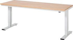 WERKTISCH ADLATUS BUCHE 2000X800X720- 1120MM 08-WT-200-080-B