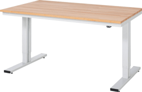 WERKTISCH ADLATUS BUCHE 1500X1000X720- 1120MM 08-WT-150-100-B