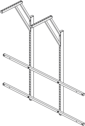 TISCHAUFBAU MULTI4POWER 2 SÄULEN 2030MM 058127017