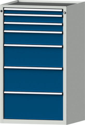 SCHUBLADENSCHRANK V760 MODELL 4005 V- RAL 7035/5010 999.131.0049