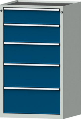 SCHUBLADENSCHRANK V760 MODELL 4007 V- RAL 7035/5010 999.131.0051