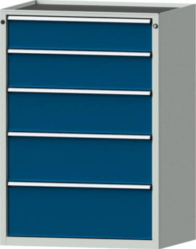 SCHUBLADENSCHRANK V910 MODELL 4007 V- RAL 7035/5010 999.132.0025