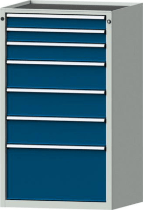 SCHUBLADENSCHRANK V760 MODELL 4009 V- RAL 7035/5010 999.131.0053