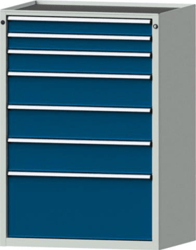 SCHUBLADENSCHRANK V910 MODELL 4009 V- RAL 7035/5010 999.132.0027