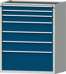 SCHUBLADENSCHRANK V1060 MODELL 4009 V- RAL 7035/5010 999.133.0050