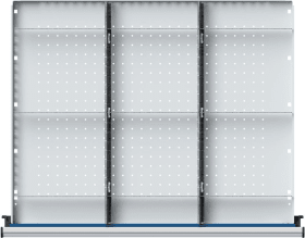 SCHUBLADENEINTEILUNGSSATZ FÜR FH 180MM 1/3 TEILU. F.SCHUBLADE 750X600MM 902.303