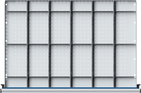 SCHUBLADENEINTEILUNGSSATZ FÜR FH 60MM 1/6 TEILU. F.SCHUBLADE 900X600MM 902.408