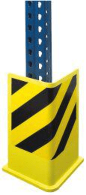 SCHUTZECKE L-FORM H1200XL180/180 MM GRUNDIERT/GELB RAL1018 330070