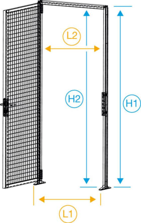 GITTERFLÜGELTÜR 2200X1500MM RAL7024 AY25022015AAAA003