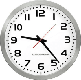 QUARZWANDUHR Ø 40CM STAINLESS STEEL B065 8999 0-07