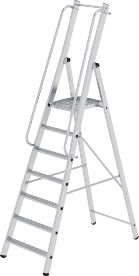 ML PLATTFROMLEITER 7 STUFEN GESAMTHÖHE 2,65M ARBEITSHÖHE BIS 3,60M 51097