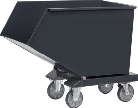 MULDENKIPPER 450L 730X1374X1072MM RAL 7016 TRAGK 750KG M.ABLASSHAHN 4702A-7016