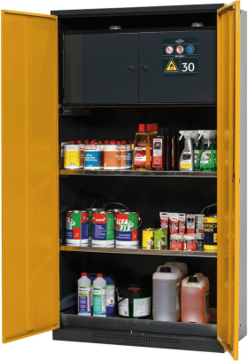 CHEMIKALIENSCHRANK GELB 2 FB BOWA LOBLE 3084804030850