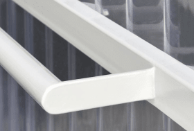 SEITENWAND M.ANLEHN-BÜGEL RAL 9002 GRAU- WEISS ZU RAUCHERUNTERSTA. JENA 102100286