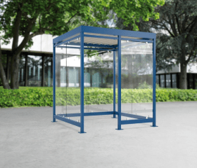 RAUCHERUNTERSTAND KÖLN K2 B/C RAL 7016/ 9002 2165X2165X2510MM 102001764