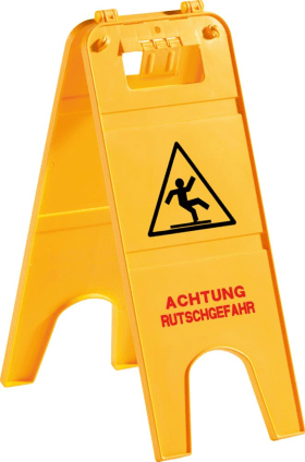 KUNSTSTOFF WARNSCHILD ACHTUNG RUTSCH- GEFAHR 4053569813655